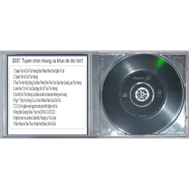 Đĩa CD 3.037 Vol1 - Tuyển chọn ca khúc đề đo, chất lượng cao, giảm giá 25.000đ