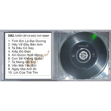 Đĩa CD 3.062 Tuyển Tập Ca Khúc Hay Nhất Duy Mạnh - Chất Lượng Cao, Giá Chỉ 25.000 VND 5