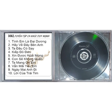 Đĩa CD 3.062 Tuyển Tập Ca Khúc Hay Nhất Duy Mạnh - Chất Lượng Cao, Giá Chỉ 25.000 VND 9