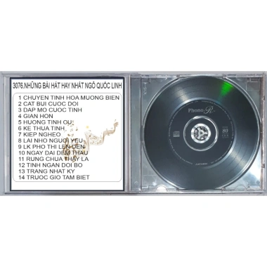 Đĩa CD 3.076 Nhung Bai Hat Hay Nhat Ngo Quoc Linh - Chất Lượng, Giá 25.000 VND 9