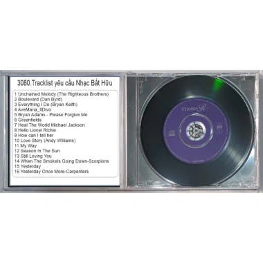 Đĩa CD 3.080 - Tracklist nhạc bản quyền chất lượng, giảm giá chỉ 25.000₫ từ 31.250₫ 5