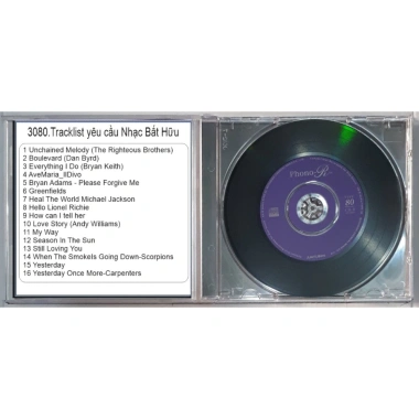 Đĩa CD 3.080 - Tracklist nhạc bản quyền chất lượng, giảm giá chỉ 25.000₫ từ 31.250₫ 9