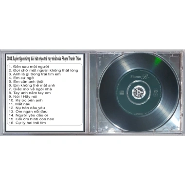 Đĩa CD 3.084 - Tuyển tập nhạc trẻ hay nhất Phạm Thanh Thảo, chất lượng, 25.000 VND