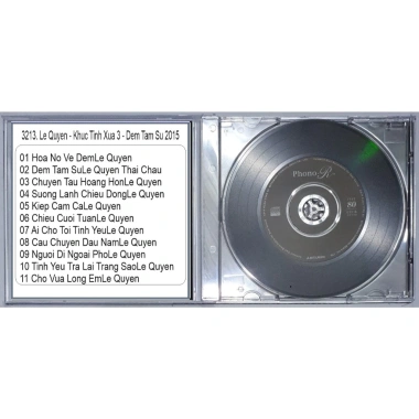 Đĩa CD 3.213 Le Quyen Khúc Tinh Xuân 3 Đêm Tâm Sự 2.015 – Chất lượng cao, giá 28.000 VND