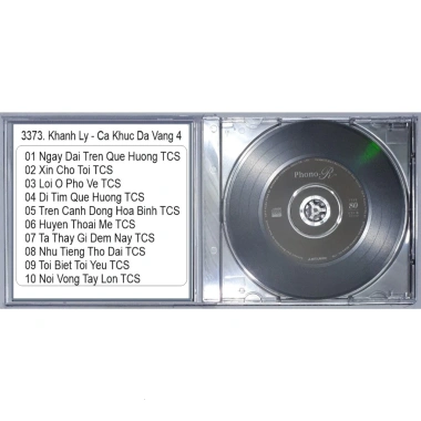 Đĩa CD 3.373 Khanh Ly - Ca khúc Da Vàng 4 chất lượng cao, giá chỉ 28.000 VND