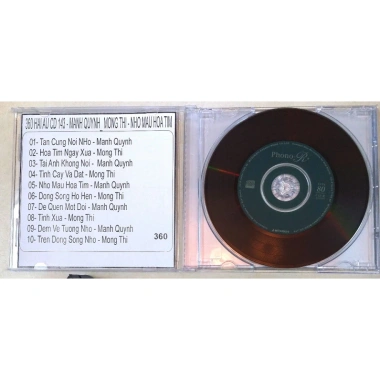Đĩa CD 360 Hai Au CD 143 Manh Quynh Mong Thi Nho Màu Hồng Tím chất lượng cao 25.000₫ 3