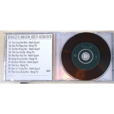 Đĩa CD 360 Hai Au CD 143 Manh Quynh Mong Thi Nho Màu Hồng Tím chất lượng cao 25.000₫ 5