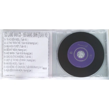 Đĩa CD 533 Lang Van CD 155 Giang Sinh (Tuan Vu) - Chất Lượng Cao, Giá 25.000 VNĐ
