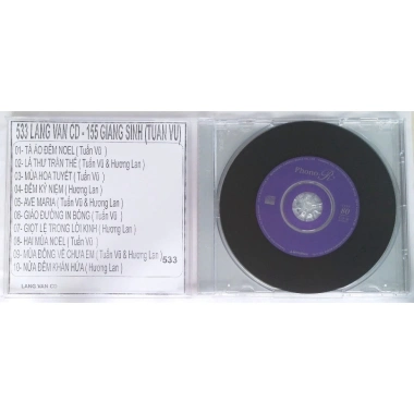 Đĩa CD 533 Lang Van CD 155 Giang Sinh (Tuan Vu) - Chất Lượng Cao, Giá 25.000 VNĐ
