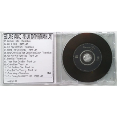 Đĩa CD 560 Lang Van CD 185 Lời Tinh Thanh Lan, Chất Lượng Cao, Giá 25.000 VND