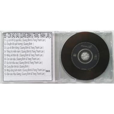 Đĩa CD 565 192 Con Sao Sau Quang Binh, Trang Thanh Lan – chất lượng cao 25.000 VNĐ 2