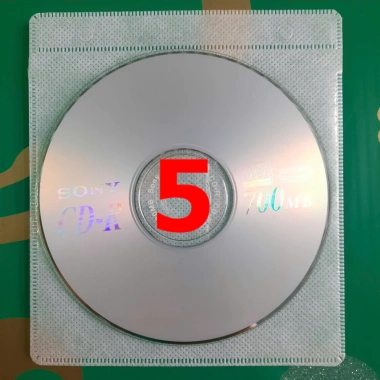 Đĩa CD trắng Sony ghi audio chất lượng cao, giá chỉ 20.000₫, sản xuất Đài Loan 7