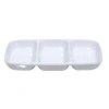 Dĩa Chấm 3 Ngăn C105 Trắng - Melamine Fataco Dày Dặn, Dĩa Mắm Muối Tiêu 13,000₫ 5