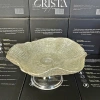 Đĩa Chân Bồng Thủy Tinh Vân Lưới 24/29cm CRISTA HOME 5 màu - Giá chỉ 375.000đ 2