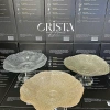 Đĩa Chân Bồng Thủy Tinh Vân Lưới 24/29cm CRISTA HOME 5 màu - Giá chỉ 375.000đ 6