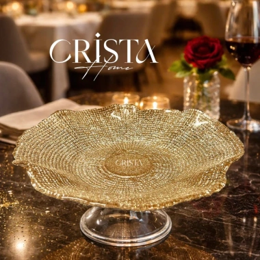 Đĩa chân bông vân lưới 29cm Crista Home MS60.219 – Cao cấp, Giá ưu đãi 469k