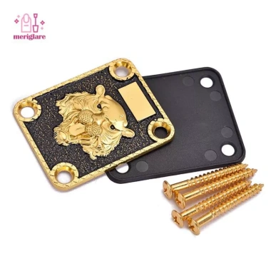 Đĩa cổ Guitar điện vàng độc đáo kèm ốc vít, bộ đệm 64,5x51,5mm - 163.900đ