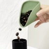 Đĩa định lượng hạt cà phê KECTTIO, khay silicon xẻng cấp thực phẩm, máy đo đậu di động chống rơi, muỗng pha cà phê 5