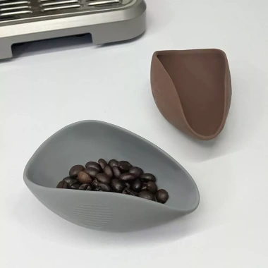 Đĩa định lượng hạt cà phê KECTTIO, khay silicon xẻng cấp thực phẩm, máy đo đậu di động chống rơi, muỗng pha cà phê