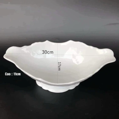Đĩa đựng gà cúng Tết và rằm bằng sứ Bát Tràng - Giá ưu đãi 148.000 VND