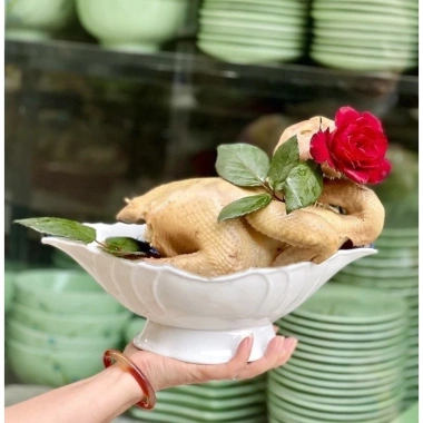 Đĩa đựng gà cúng Tết và rằm bằng sứ Bát Tràng - Giá ưu đãi 148.000 VND 2 Đĩa đựng gà cúng Tết và rằm bằng sứ Bát Tràng - Giá ưu đãi 148.000 VND 2