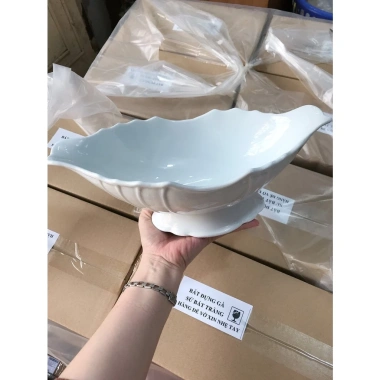 Đĩa đựng gà cúng Tết và rằm bằng sứ Bát Tràng - Giá ưu đãi 148.000 VND