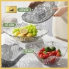 Đĩa Đựng Hoa Quả Nhựa Cao Cấp Hanmala Decor - Thiết Kế Uốn Lượn Sang Trọng, An Toàn Thực Phẩm, Giá 44.799₫ 2