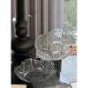 Đĩa đựng hoa quả pha lê trong suốt, khay nhựa sang trọng, chống vỡ - Bày bánh kẹo Tết, chỉ 60.000₫ 2