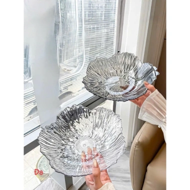 Đĩa đựng hoa quả pha lê trong suốt, khay nhựa sang trọng, chống vỡ - Bày bánh kẹo Tết, chỉ 60.000₫ 5 Đĩa đựng hoa quả pha lê trong suốt, khay nhựa sang trọng, chống vỡ - Bày bánh kẹo Tết, chỉ 60.000₫ 5