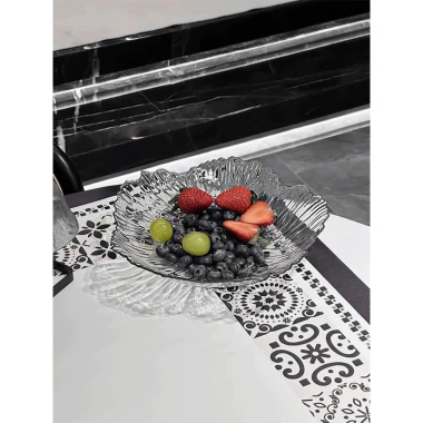 Đĩa đựng hoa quả pha lê trong suốt, khay nhựa sang trọng, chống vỡ - Bày bánh kẹo Tết, chỉ 60.000₫ 8 Đĩa đựng hoa quả pha lê trong suốt, khay nhựa sang trọng, chống vỡ - Bày bánh kẹo Tết, chỉ 60.000₫ 8