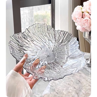 Đĩa đựng hoa quả pha lê trong suốt, khay nhựa sang trọng, chống vỡ - Bày bánh kẹo Tết, chỉ 60.000₫ 10 Đĩa đựng hoa quả pha lê trong suốt, khay nhựa sang trọng, chống vỡ - Bày bánh kẹo Tết, chỉ 60.000₫ 10