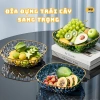 Đĩa Đựng Trái Cây Cao Cấp, Khay Bánh Kẹo Trang Trí Phòng Khách Sang Trọng Hushop - Giá 55k