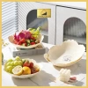 Đĩa Đựng Trái Cây Nhựa 24cm Cao Cấp - Đĩa Hoa Quả Bánh Kẹo Hạt Tết, Giá 75.000₫
