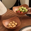 Đĩa Đựng Trái Cây Vân Gỗ Bibabibo - Trang Trí Phòng Khách Sang Trọng, Giá 55k 2