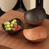 Đĩa Đựng Trái Cây Vân Gỗ Bibabibo - Trang Trí Phòng Khách Sang Trọng, Giá 55k 7