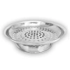 Đĩa hấp chân trụ inox 24cm - Siêu rẻ 45k, chưng, cách thủy, hấp bánh