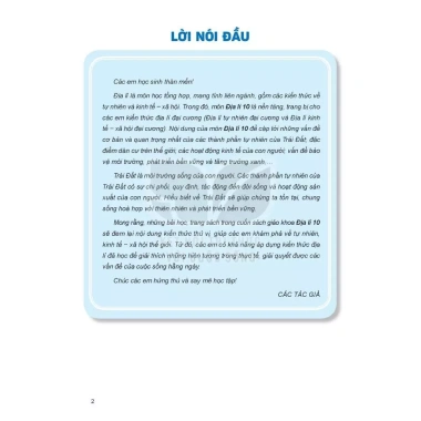 Địa lí Lớp 10 - Kết nối tri thức, Giá 42.000đ, Giảm mạnh, Sách chuẩn