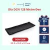 Đĩa Melamine DCN128 Chữ Nhật Đen Nhám Dài - Dùng cho Nhà hàng Lẩu Nướng, Buffet, Đựng Thịt Nướng - 104.000₫