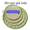 Đĩa mẹt nhựa giả mây – Đĩa nhựa phíp dày đẹp cao cấp, đủ size, giá chỉ 17.900₫