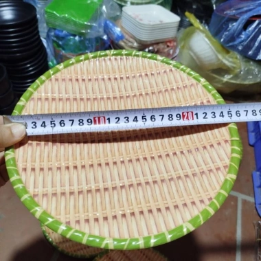 Đĩa mẹt nhựa giả mây – Đĩa nhựa phíp dày đẹp cao cấp, đủ size, giá chỉ 17.900₫