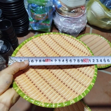Đĩa mẹt nhựa giả mây – Đĩa nhựa phíp dày đẹp cao cấp, đủ size, giá chỉ 17.900₫