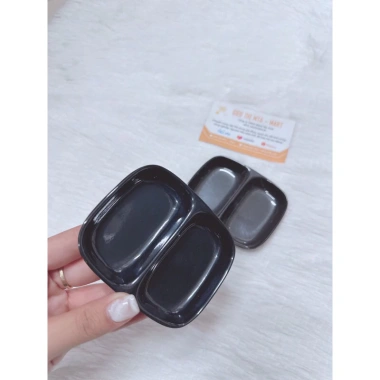 Dĩa Muối Tiêu Mắm 2 Ngăn Đen Melamine C101 Dày Dặn Chắc Chắn Mta-Mart2 3
