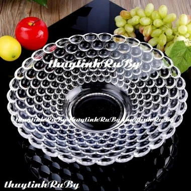 Đĩa Mứt Bi Thủy Tinh Đựng Hoa Quả, Bánh Kẹo - Khay Đẹp, Giá Ưu Đãi 99.000 VND 4