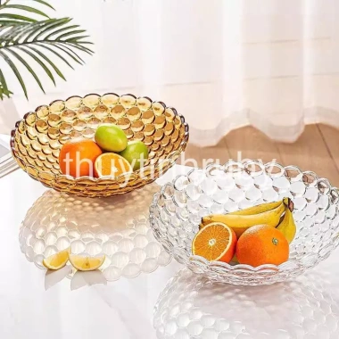 Đĩa Mứt Bi Thủy Tinh Đựng Hoa Quả, Bánh Kẹo - Khay Đẹp, Giá Ưu Đãi 99.000 VND 8