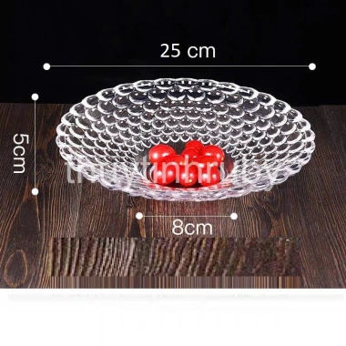 Đĩa Mứt Bi Thủy Tinh Đựng Hoa Quả, Bánh Kẹo - Khay Đẹp, Giá Ưu Đãi 99.000 VND 10