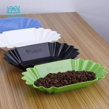Đĩa Nhựa Ăn Nhẹ Cà Phê Đậu Khay Hình Bầu - Máy Chủ Hộp Đựng, Giá 51.700₫ 2