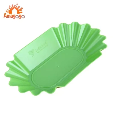 Đĩa nhựa ăn nhẹ, khay phục vụ đa năng hình bầu dục - Cà phê, đậu, giá 50.600 VND 10