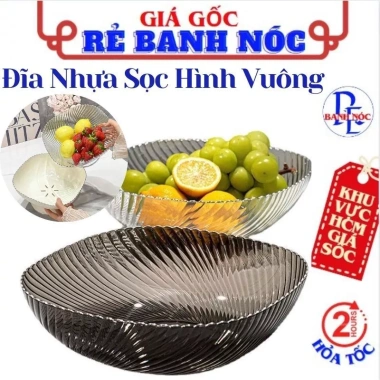 Đĩa Nhựa Bát Thuyền Đựng Gà Cúng Nguyên Con - Khay Đồ Ăn Vặt, Đựng Hoa Quả Lễ Tết, Giá 22.500đ