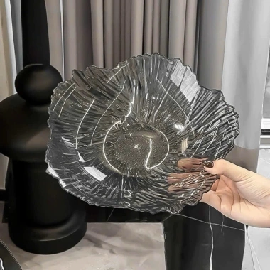 Đĩa Nhựa Borosilicate Trong Suốt - Chịu Nhiệt, Chịu Lực, Hoa Vân Đá, 116.000₫ 2