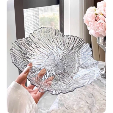 Đĩa Nhựa Borosilicate Trong Suốt - Chịu Nhiệt, Chịu Lực, Hoa Vân Đá, 116.000₫ 5